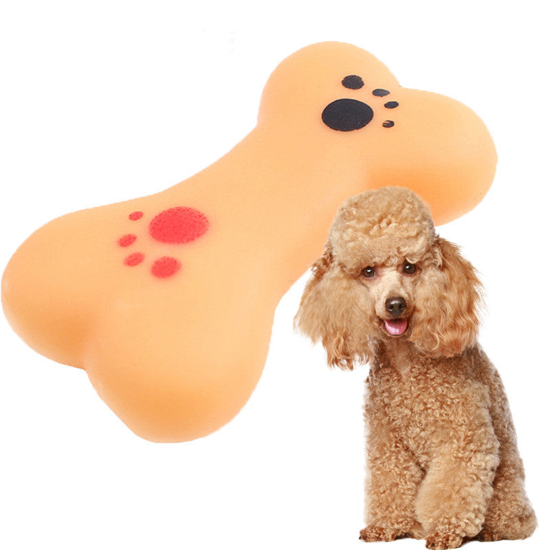 1pcs dog toys bite resistant Rubber Pet Toy Bowling Reflected Sound Toys