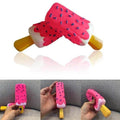 Pet Toy Chew Squeaky Silicone Sounding Popsicle Shaped Toy for Cat Puppy Dogs