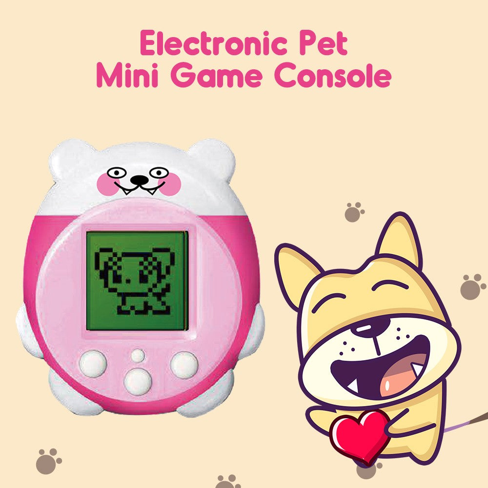 Digital Dog Pet Toy Electronic Pet Mini Game Console Retro Game Machine for Kids and Adult