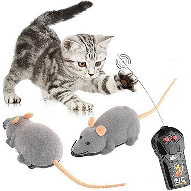 Wireless Electronic Remote Control Mouse And Mouse Pet Toy